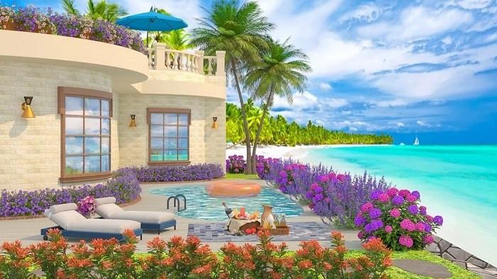 现代海滨别墅设计游戏mod(modern beach house)下载,现代海滨别墅设计,趣味游戏,设计游戏